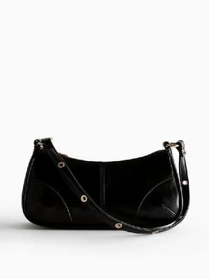 Primark eyelet faux leather shoulder bag