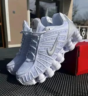 Nike Shox TL Chrome White Shoes