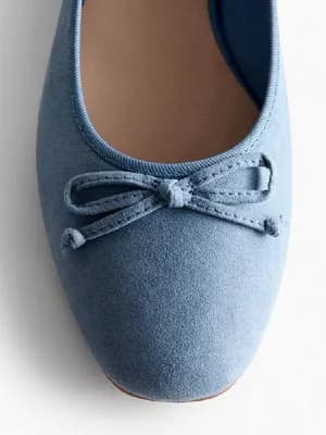 Primark wide fit bow ballerina flat