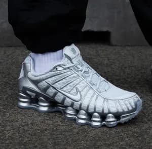 Nike Shox TL Chrome White Shoes