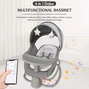 Mastela 4-in-1 Baby Rocker & Bouncer
