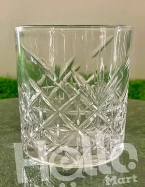 Decorative Glass Whisky Tumbler Set