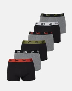 LEE 6 Pack Men's Boxer Briefs