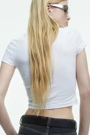 H&M Women Cropped T-Shirts XS S