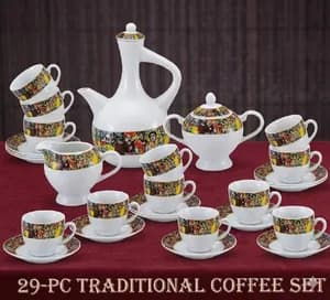 Premium 29-PC Traditional Coffee Set
