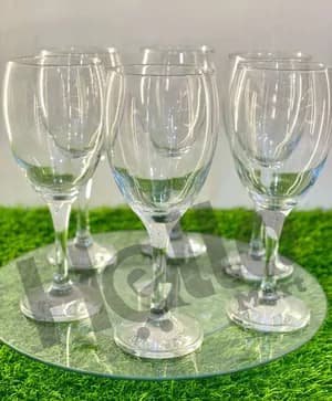 Large Quality Wine Glasses Set of 6
