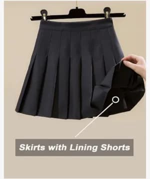 High waist mini skirt