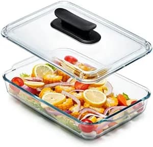 Tempered Glass Oval Bakeware Dish