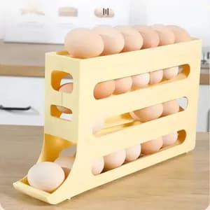 Slide Style Egg Storage 3 ደረጃ
