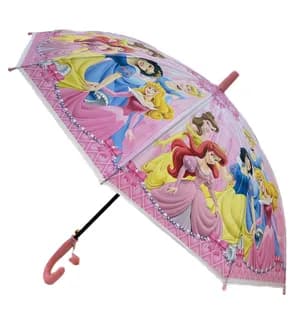 Pink princess-themed umbrella