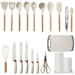 18 PCs Kitchen Utensil & Knife Set