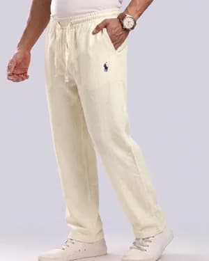 Polo linen men's pant Italy