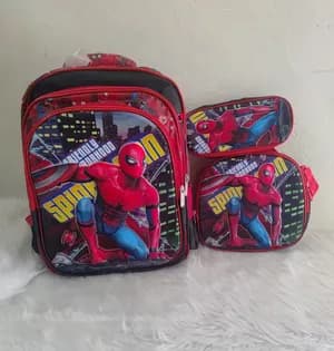 3 pcs set School bag Spider-man