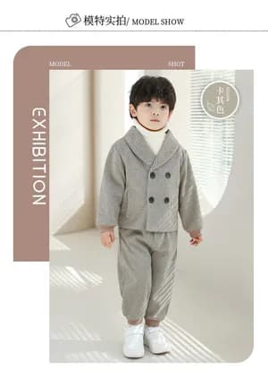 3 pieces boys casual outfit
