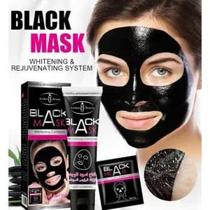 Black facial mask