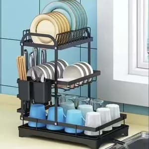 3-Tier Kitchen Dish Storage Rack