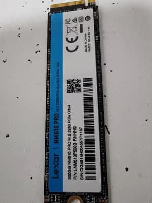 Lexar NM610 PRO 500GB NVMe SSD