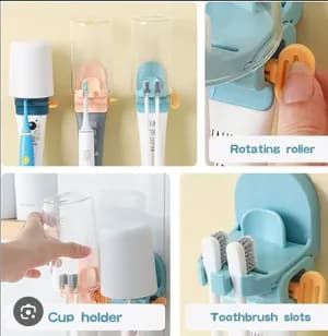 Mini toothbrush holder