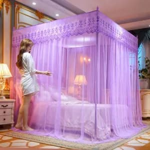 Luxury Royal palace canopy mosquito net with stand Bedding Netting mosquito nets for Adult king size Home bed