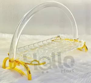 Elegant Cake and Cookies Serving Tray