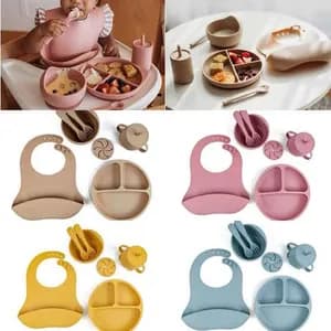 Silicone Baby Feeding Set 6-Piece