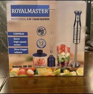 Royalmaster Professional 4-in-1 Hand Blender (RM-168)