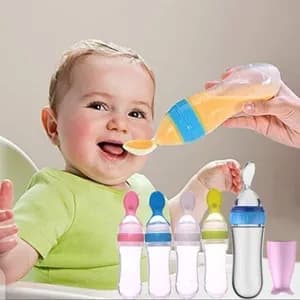 Silcone Bottle Spoon Feeder