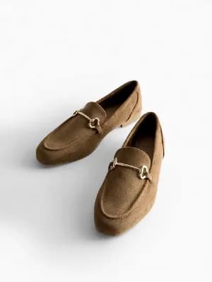 Primark Faux Suede Snaffle Buckle Loafers