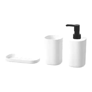 IKEA 3-Piece Bathroom Set White