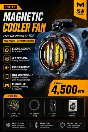 CX07 Magnetic Phone Cooler Fan