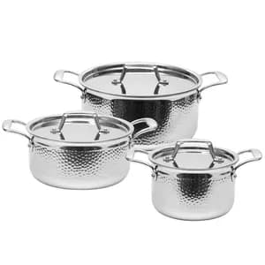Momcoc 6-Piece Stainless Steel Cookware Set