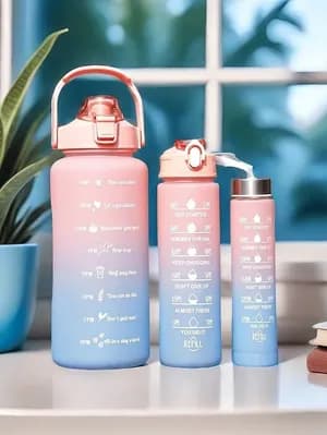 3-in-1 Water Bottle Set