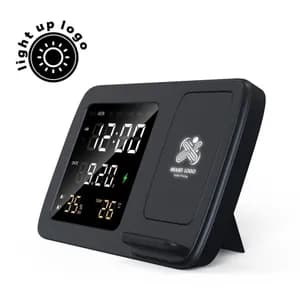 RISE Digital Alarm Clock & Wireless Charger
