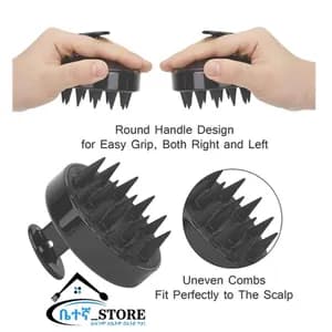 Silicon Hair Scalp Massager Shampoo Brush