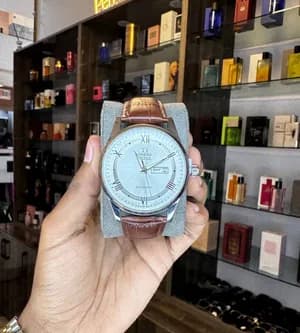 Leather watch