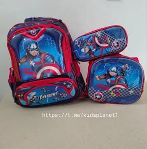 3 pcs set school bags