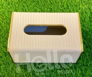 Elegant White Tissue Box Holder