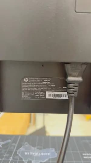 HP 27-inch monitor
