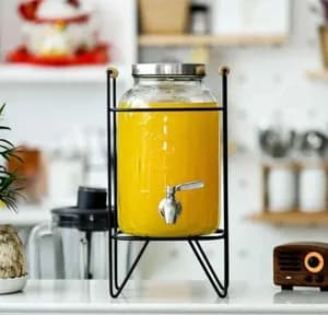 5L Glass Beverage Dispenser