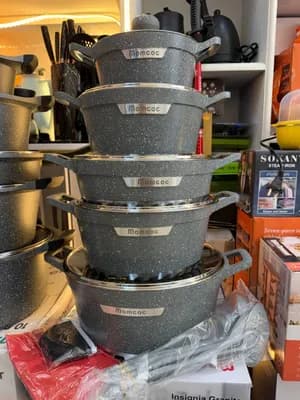 Momcoc Non-Stick Granite Cookware Set