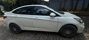 Hyundai Accent Blue 2013 Model
