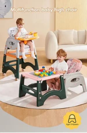 6 in 1 Baby High Chair and Studing Table