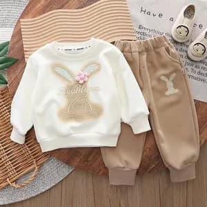 Cartoon rabbit top & pant set 1-5 years