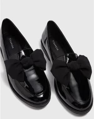 PAPAYA loafer with bow