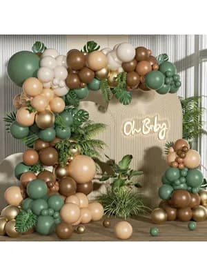 115 pieces jungle theme balloon garland set