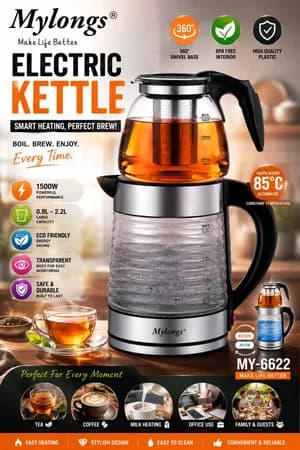 Mylongs Electric Kettle MY-6622
