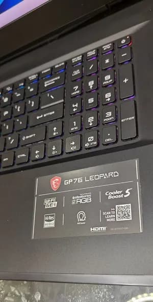 MSI GP 76 leopard