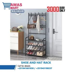 Shoe and Hat Rack