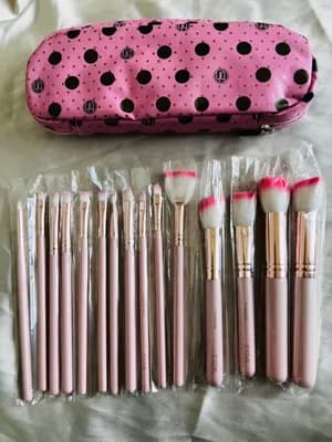 15 piece brush set with its own bag