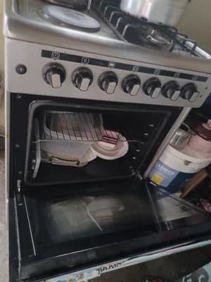 4-Burner Gas Electric Cooking Stove